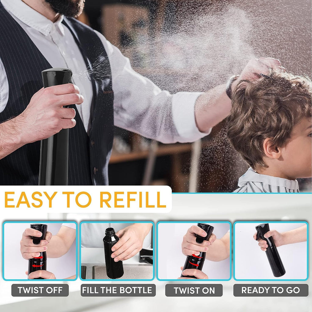 Continuous Fine Mist Spray Bottle