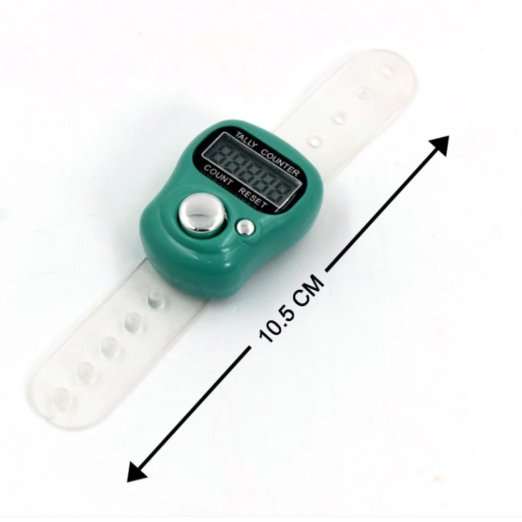 Manual Hand Finger Counting Machine Digital Head Electronic Tally Counter