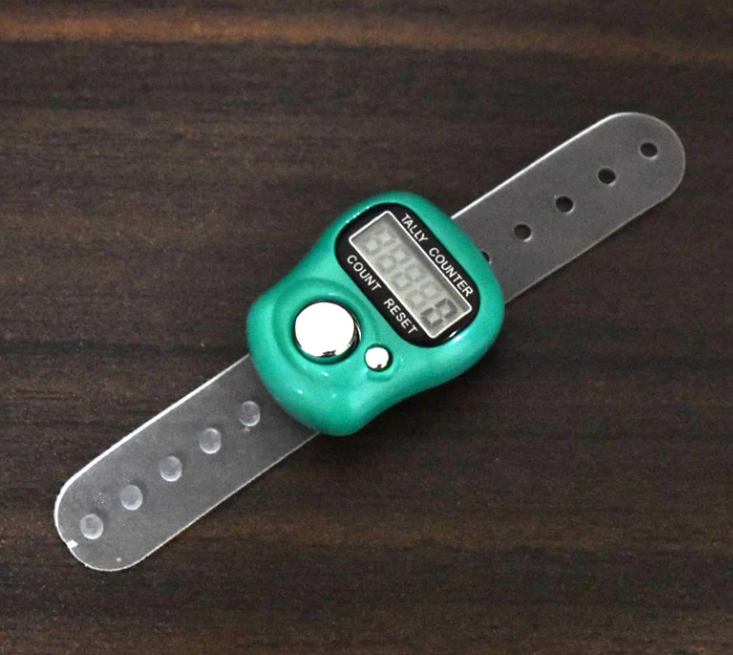 Manual Hand Finger Counting Machine Digital Head Electronic Tally Counter