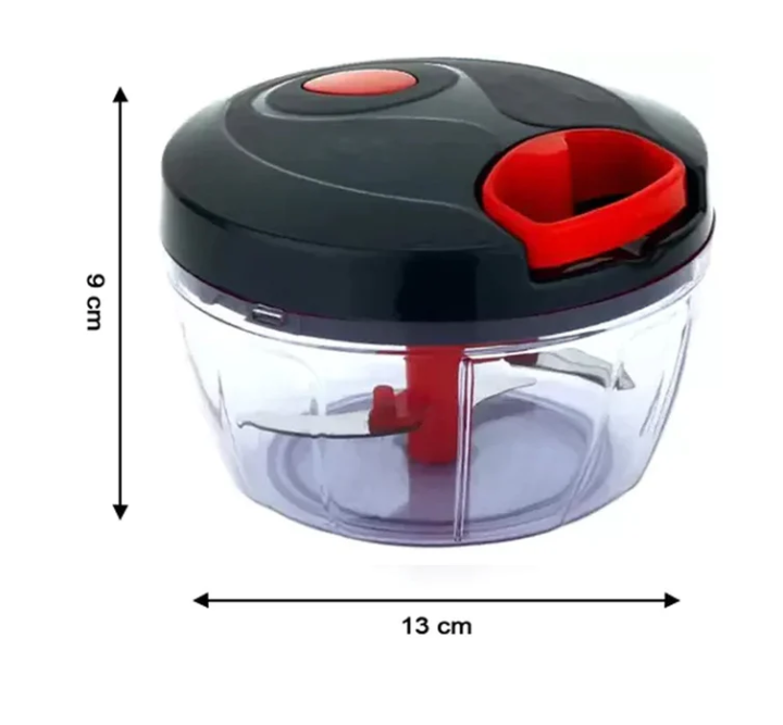 Manual Food Chopper, Compact & Powerful Hand Held Vegetable Chopper / Blender