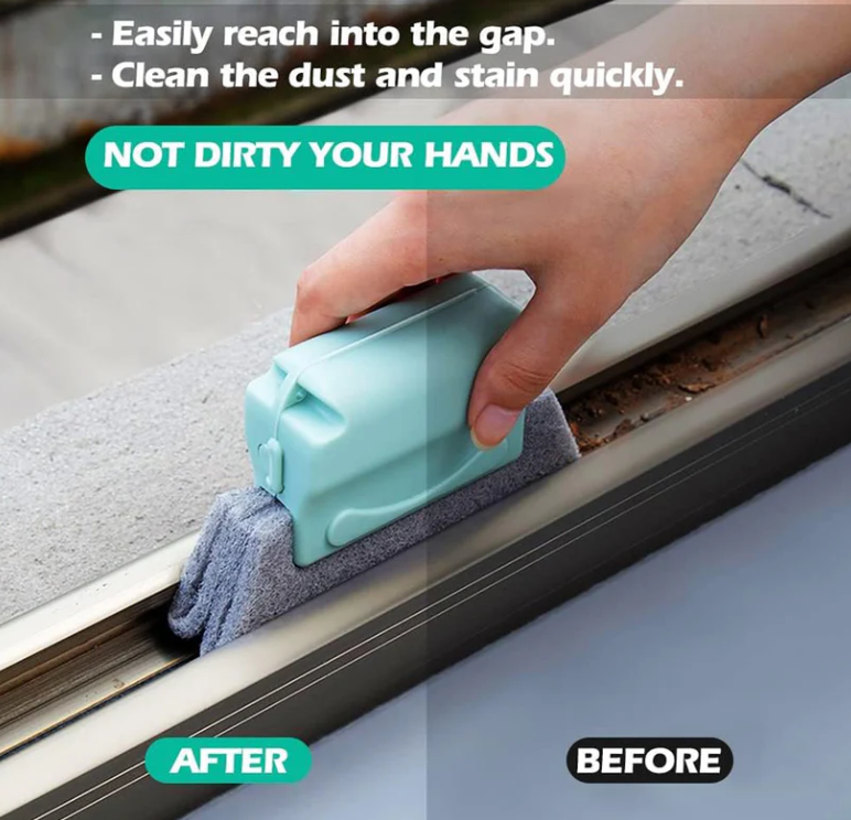 Creative Window Groove Cleaning Brush, Hand-Held Cleaner Tools