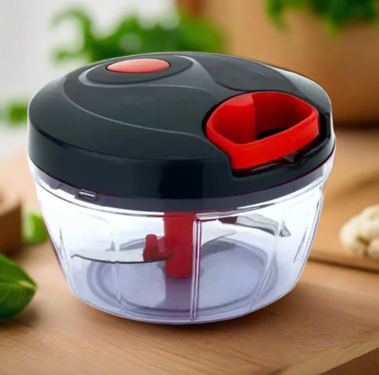 Manual Food Chopper, Compact & Powerful Hand Held Vegetable Chopper / Blender