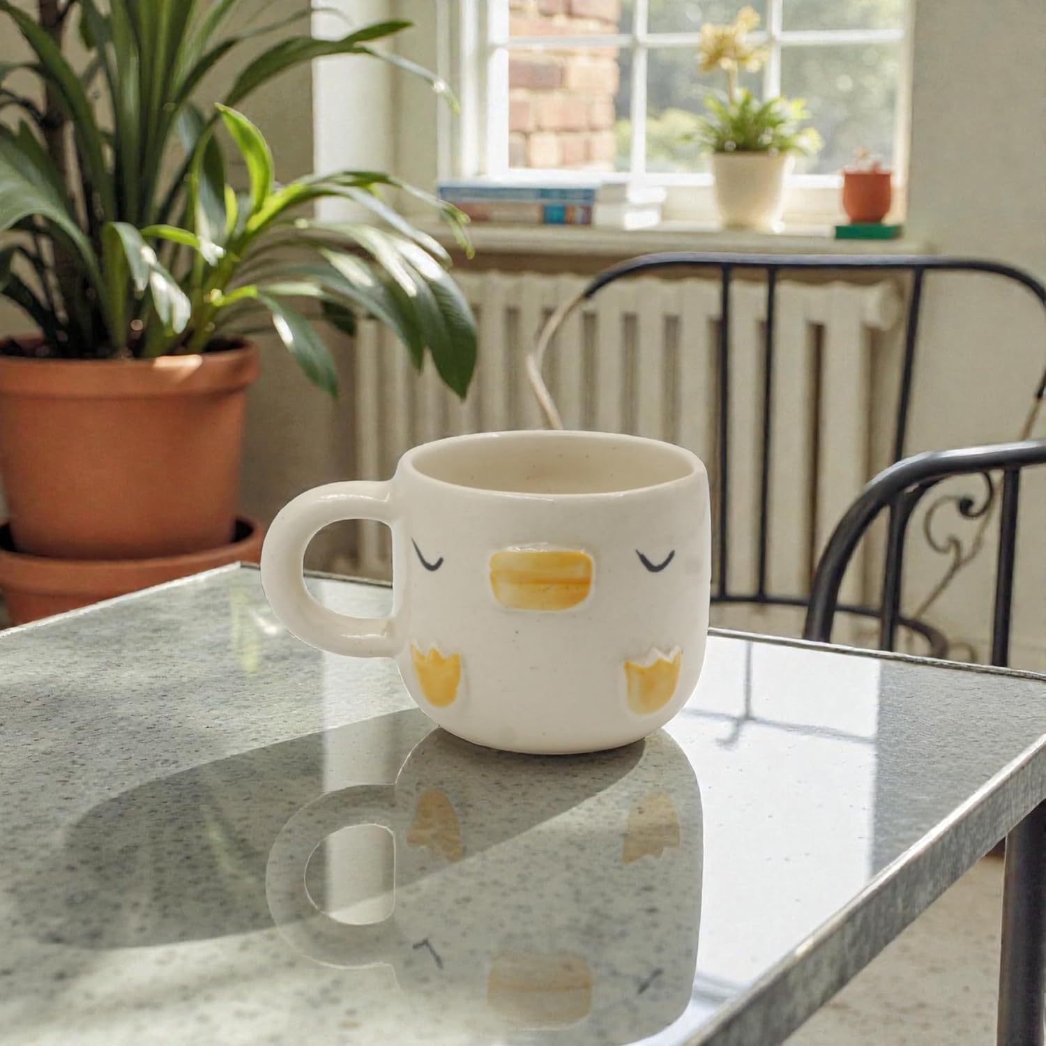 Duck themed coffee mug