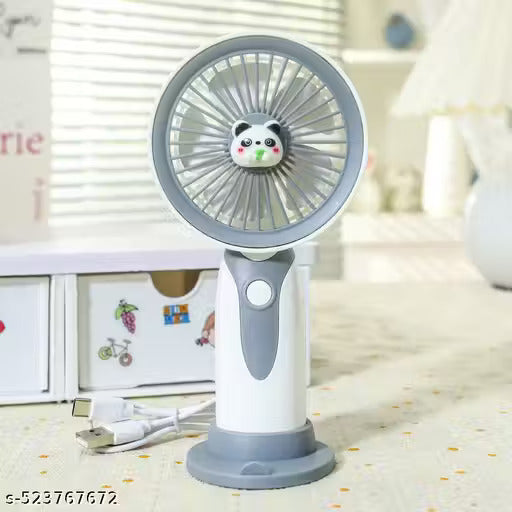 Cute Panda Mini Portable Rechargeable Fan