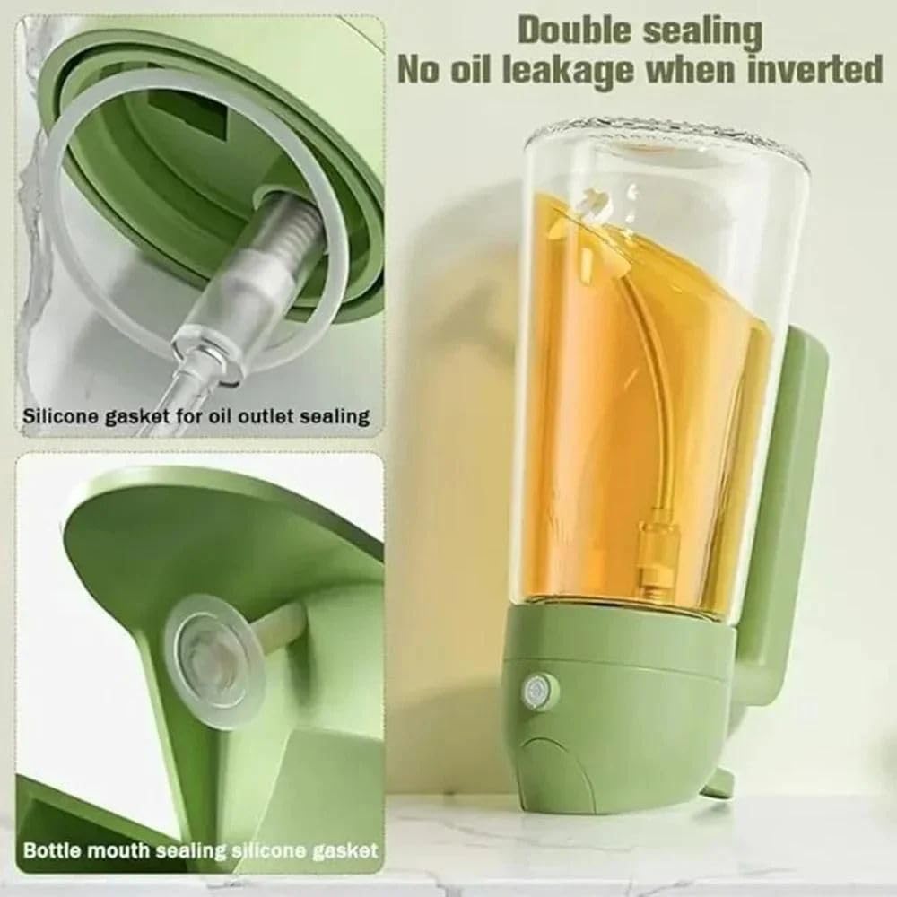 2-in-1 Glass Oil Sprayer and Dispenser Bottle