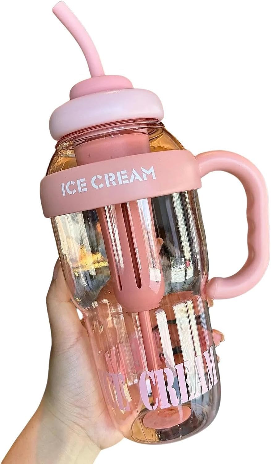 Aesthetic Ice cream gym water bottle