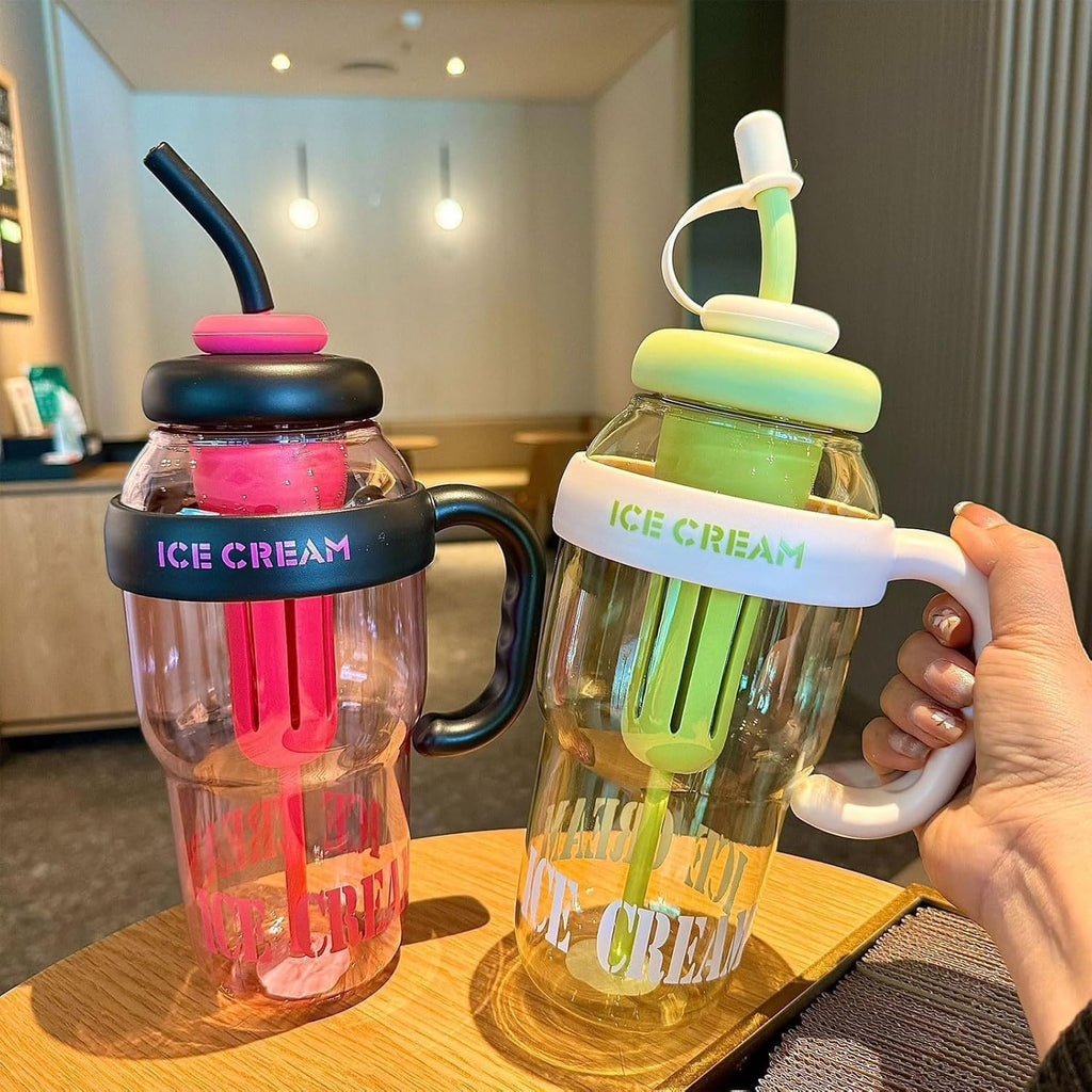 Aesthetic Ice cream gym water bottle