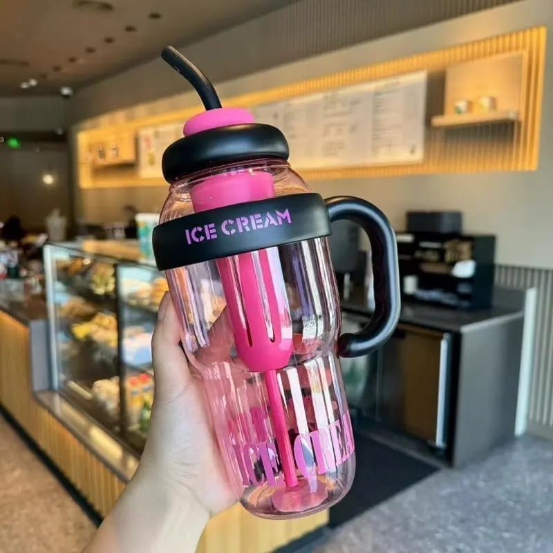 Aesthetic Ice cream gym water bottle
